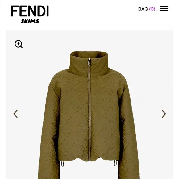 FENDI SKIMS スキムス その他ジャケット Fendi | Jackets & Coats | Fendi X Skims Cropped Down Jacket